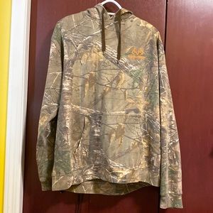 XL real tree camo hoodie